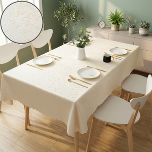 Mantel de PVC para Comedor de Hotel, Impermeable, Resistente al Calor y al Aceite, Estilo Europeo, Lavable, Entrega Rápida, Restaurantes de Tailandia - Product Image 3