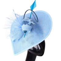 Topi Fascinator Pesta Teh Kentucky-Derby untuk Wanita 2026-Bulu Angsa Lembut dengan Jepitan, Topi untuk Pernikahan, Koktail, dan Gereja