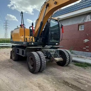 Excavatrice sur pneus d'occasion Hyundai 150WVS 2014, excavatrice hydraulique sur pneus d'occasion au meilleur prix - Product Image 4