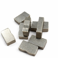 SS-S110 Segments diamantés personnalisés, directement d'usine, 24*13/14*6.6/7.2mm, pour lame de scie à tour de 5.5mm d'épaisseur de noyau, à coupe rapide
