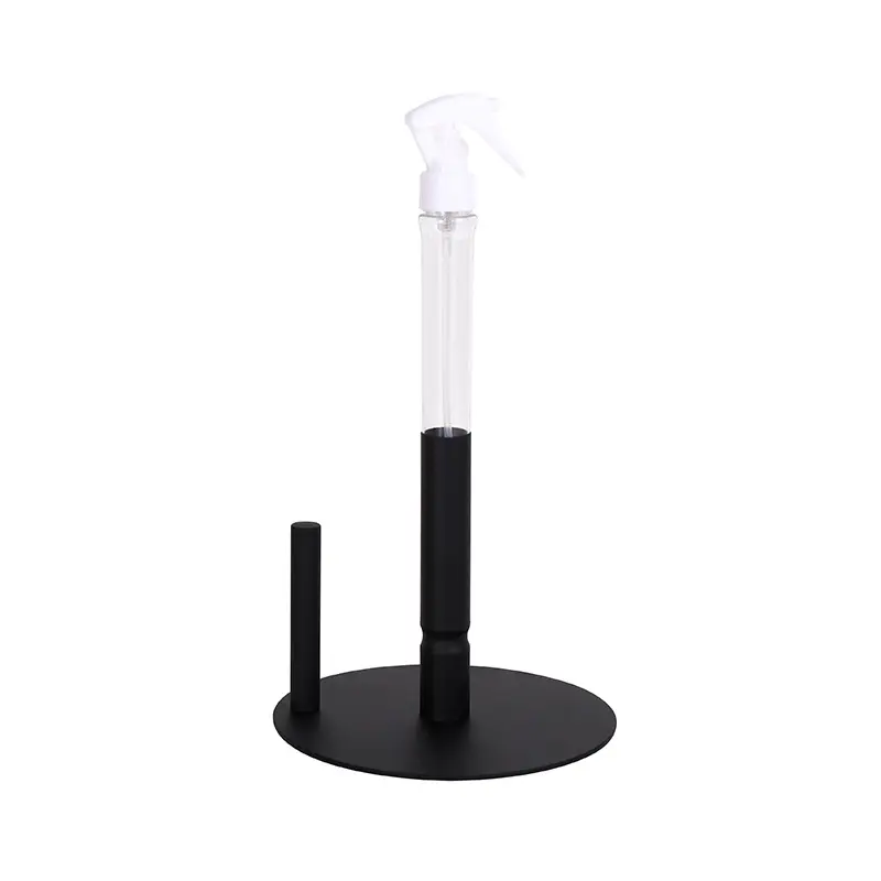 Kitchen Countertop Paper Roll Holder With Spray Bottle Cleaning Solutions Refill Spray Bottle Paper Towel Holder