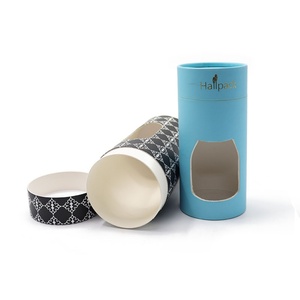 Boîte Cadeau Spécialisée en Carton Recyclable pour Emballage Cylindrique en Papier avec Fenêtre Transparente pour Aliments et Vêtements - Product Image 5