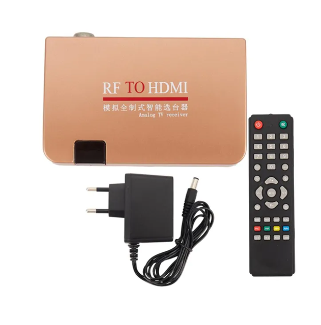 Wholesale Coaxial to HDMIAdapter with 1080p Upscaling RF to HDTV Converter Intelligent TV Signal Converter