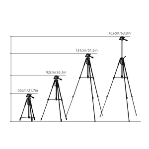 Trípode Profesional de Aleación de Hierro Metálico para Teléfono Móvil, Ajustable, Resistente, de 2.1 Metros, Ligero, para Cámara Inteligente - Product Image 2
