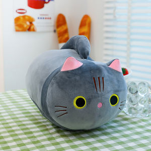 Almohada de Peluche Personalizada con Diseño de Gato de Dibujos Animados, Cojín de Peluche Suave y Divertido, Juguete de Peluche de Gato Relleno de Algodón PP - Product Image 2