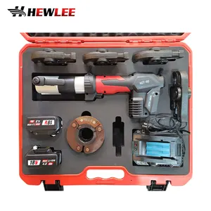 HeWlee อุปกรณ์ HZT-50แบตเตอรี่ไฮดรอลิกสำหรับท่อ PEX ทองแดงอุปกรณ์ฟิตติ้งแบบไร้สายสำหรับท่อประปา