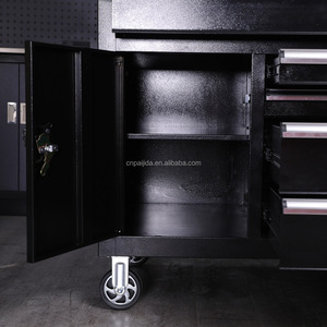Armoire à outils métallique roulante verrouillable pour <span class=keywords><strong>garage</strong></span>, 5 tiroirs, option OEM/ODM, capacité de charge 300 kg, chariot utilitaire mobile au design moderne, avec clé - Product Image 6