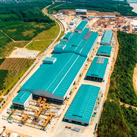 Produsen Komponen Struktur Baja Bengkel Struktur Baja Bentangan Lebar untuk Proyek Peleburan Aluminium