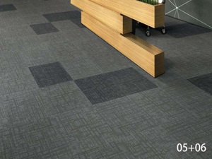 Bán buôn bán hot giá thấp có thể tháo rời dày thương mại bitum PP tầng hình vuông 50x50 văn phòng khách sạn gạch thảm - Product Image 3