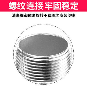 Raccords hexagonaux forgés en acier inoxydable 201/304, tuyaux de plomberie filetés doublement filetés avec filetage interne - Product Image 5