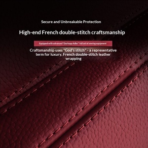 Tapis de sol en cuir de luxe haut de gamme pour Porsche <span class=keywords><strong>911</strong></span> Cayenne Macan Taycan et Panamera - Product Image 3