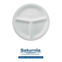 Assiette Napoli 2 compartiments Ø 30 cm Saturnia