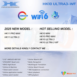 2025 New Original New HK11 Pro Max thông minh đồng hồ 2.2 "AMOLED màn hình 1GB Rom GPS la bàn Smartwatch HK10 siêu 3 - Product Image 6