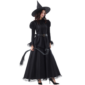 <span class=keywords><strong>Disfraz</strong></span> <span class=keywords><strong>de</strong></span> bruja negra BAIGE para actuación <span class=keywords><strong>de</strong></span> película <span class=keywords><strong>de</strong></span> Halloween vestido largo con encaje elegante para accesorios <span class=keywords><strong>de</strong></span> personajes <span class=keywords><strong>de</strong></span> fiesta <span class=keywords><strong>de</strong></span> <span class=keywords><strong>mago</strong></span> - Product Image 5