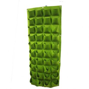 Felt <b>Vertical</b> <b>Planter</b> Bag Breathable Eco-Friendly Durable Grow Bag Customizable Thickness Home Gardening <b>Wall</b> Hanging Growth - Product Image 1
