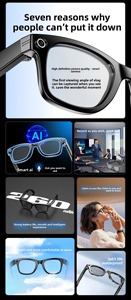 แว่นตาอัจฉริยะมัลติฟังก์ชั่น W600 พร้อมกล้องบันทึกวิดีโอความคมชัดสูง รองรับการโทรผ่านบลูทูธ แปลภาษาด้วย AI และเป็นแว่นกันแดดอัจฉริยะ - Product Image 6