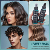 Sea Salt Spray 100ml Colorless Sea Salt Formula Daily Hair Styling Volume & Texture Boost OEM ODM Custom LOGO