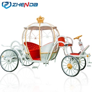 Princess Luxury Horse Cart Stylish Carriage Pumpkin Wedding Horse Carriage\romantic Horse Carriage - Product Image 3