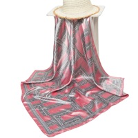Foulard en soie imprimé logo personnalisé pas cher serviette de plage écharpe dame châle et écharpe en soie 160*70cm