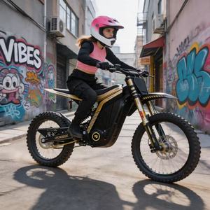 Motocicleta Ligera de 79 Pulgadas para Terreno Difícil, 10kW 72V40Ah, Diseño de Carrocería Ligera, Alta Flexibilidad, Motor de 7 Velocidades con Cambio Suave - Product Image 5