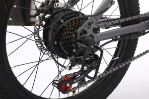 Bicicletta <span class=keywords><strong>Elettrica</strong></span> da Montagna in Acciaio al Carbonio da 26 Pollici, 21 Velocità, <span class=keywords><strong>Motore</strong></span> Posteriore da 350W, Batteria al Litio 36V per Adulti - Product Image 4