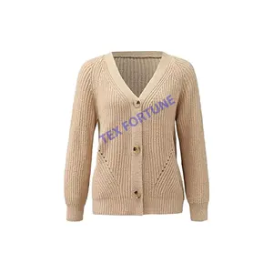 Jersey personalizado de alta calidad de fabricante, jerséis Unisex, cárdigan de punto, suéter para mujer de Bangladesh