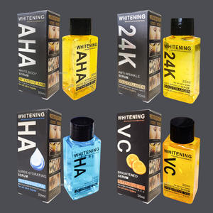 Suero dorado AHA de alta calidad Productos hidratantes para el cuidado de la piel Suero facial corporal hidratante 30ml - Product Image 1