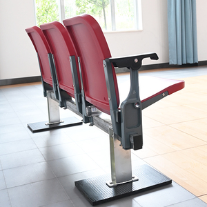 Banc pliant <span class=keywords><strong>en</strong></span> plastique HDPE, chaise de stade fixe montée sur poutre avec mécanisme de levage automatique CS-QY01-L - Product Image 3
