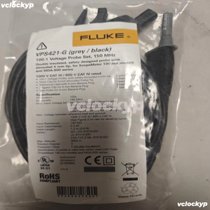 VPS421-G Fluke แท้แบบใหม่ดั้งเดิม (สีเทา/ดำ) 100ชุดโพรบโวลต์1 150MHz 1000V Cat iii/ 600V Cat | V rated oscillo - Product Image 2