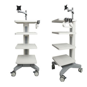 Hospital <b>Trolley</b> 660X605X1310 4 Castor Multi-Function Instrument Cart For Endoscopy Hysteroscopy Laparoscopy - Product Image 3