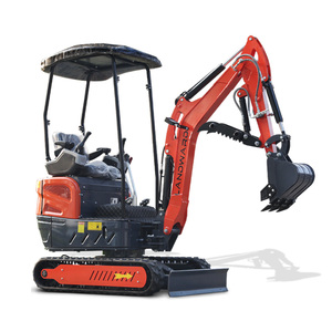 Mini-excavatrice hydraulique neuve de 1600 kg à faible consommation de carburant pour usage domestique, 2 petites excavatrices sur chenilles pour jardin - Product Image 4