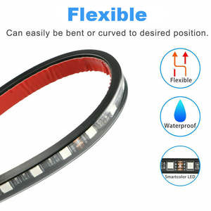 <span class=keywords><strong>ไฟ</strong></span>ตกแต่งภายในรถยนต์อเนกประสงค์ 12 LED พร้อมแอพควบคุม <span class=keywords><strong>ไฟ</strong></span> LED RGB สำหรับตกแต่งภายในรถยนต์ - Product Image 4