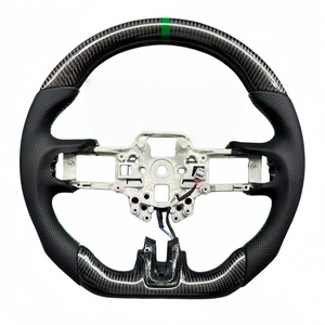 Vente flash, grandes économies, volant de voiture en fibre de carbone véritable pour Ford <span class=keywords><strong>Mustang</strong></span> <span class=keywords><strong>GT</strong></span>, accessoires de voiture - Product Image 1