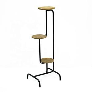 Luckywind 3 niveaux <span class=keywords><strong>universel</strong></span> extérieur jardin métal fleur présentoir étagère décor à la maison <span class=keywords><strong>support</strong></span> pour plante Pot <span class=keywords><strong>support</strong></span> sol utilisation - Product Image 1