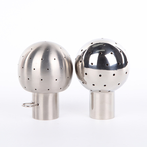 Gıda sınıfı su püskürtme memesi sıhhi sprey topu paslanmaz çelik 304 316L 1-2 inç kadın iplik temizleme topu - Product Image 2