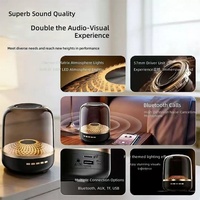Haut-parleur subwoofer 5.3 pour Glaze-15W, stéréo portable avec fente pour carte, pour usage domestique et extérieur, haut-parleur de sommeil sous oreiller
