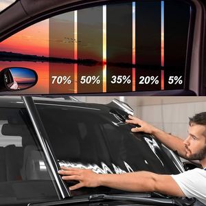 Rordon barato tinte súper oscuro para coches ventanas fábrica polarizado negro <span class=keywords><strong>coche</strong></span> vidrio tintado <span class=keywords><strong>coche</strong></span> ventana película solar UV rechazo - Product Image 4