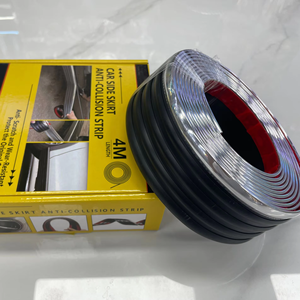 ملحقات السيارة طقم هيكل السيارة جانب السيارة شريط مضاد للتصادم جسم الجانب صب المطاط تريم حامي الباب - Product Image 1