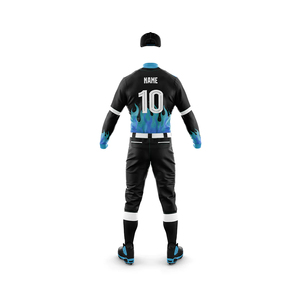 Maillot de baseball personnalisé de meilleure qualité pour hommes et jeunes ensemble d'uniformes respirant grande taille imprimé maillot et pantalon - Product Image 3