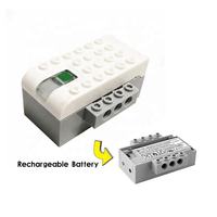 Piezas de Ladrillos para Funciones de Potencia Wedo 3.0, Motor, Sensor de Inclinación/Movimiento, Concentrador Inteligente, Batería Recargable, Compatible con Wedo 2.0