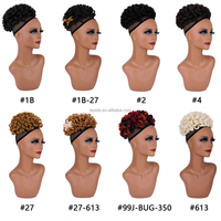 AliLeader Chignon con Dreadlocks Sintetici Effetto Afro, Extension per Capelli con Laccetto, Dread Loc Faux Locs Afro Puffs