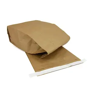 Factory Sale Biodegradable Compostable Good Seal Flat Bottom Side Fold 1 Tape Kraft Paper Mailing Mailer Shipping Bags