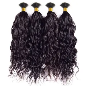 Curly Human Braiding Hair Bulk No Weft Wet and Wavy Different Types of Curly Weave Hair Braiding Hair