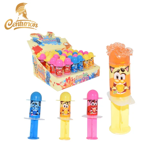 Crazy Lipstick Shape Fruit Soft Jelly Jam Syrup Rolly Candy