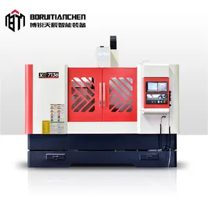BRTC x136 136 Cnc Tengzhou Cnc freze makinesi Metalychinesemilling makinesi 5 eksen yeni ürün 2020 tek sağlanan dikey