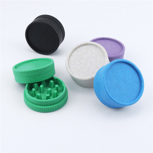 Colorful 2 Layer Design Biodegradable Herb Grinder Eco-friendly Material New Degradable Tobacco Grinder Smoking Accessories - Product Image 3