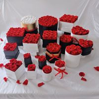 Rose éternelle faite à la main en forme de champignon, en bouquet, cadeau durable 3-5 ans, Saint-Valentin, Fête des Mères
