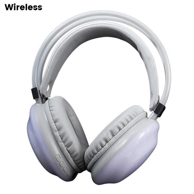 High Resolution RGB Over-Ear Headphone with HiFi Sound Quality No Gaming Delay for Immersive Mobile Phone Listening Experience