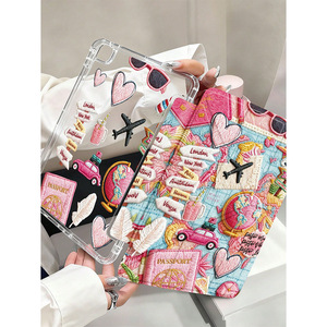 Y‑Fold Hard iPad Case With Pen Slot Protective Cover for iPad 9th Gen 10.2 Air5/6/<b>7</b> Pro 11 Inch <b>Tablet</b> - Product Image 2