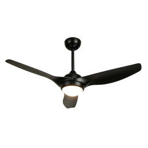 Modern Dark Walnut Wood Grain 3 Blade DC Motor 6-Speed Remote Control Low Profile <b>Ceiling</b> <b>Fan</b> Integrated LED Light <b>for</b> Living - Product Image 3